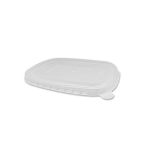 CPLA Lid for Rectangular Container – Fit 500-1000ml 300pc/ctn