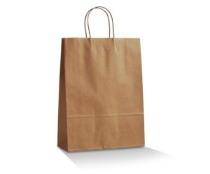Brown Kraft Bag/Twisted paper handle – Medium 250pc/ctn