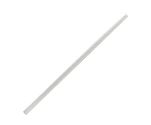 Paper Straw Cocktail-Plain White 2500pc/ctn