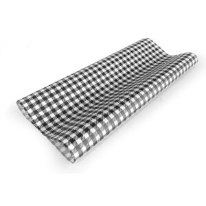 #Greaseproof Paper Gingham Yellow Large 400 X 330mm – 200/ream