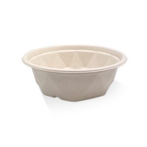 Unbleached sugarcane Takeaway bowl 650ml 300pc/ctn