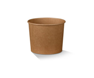 PE coated brown kraft bowl 12oz 500pc/ctn