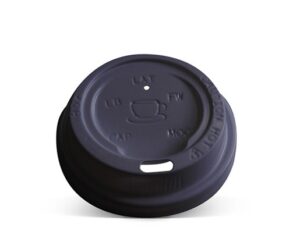 Plastic Lid- 6/8/10 oz Hot&Cold /Black 1000pc/ctn